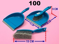 100 DUSTPAN WITH BROOM